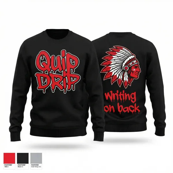 Crew Neck Sweatshirt, Aliquippa Quips, , Teamtime, Team time, sublimation, custom sports apparel, team uniforms, spirit wear, spiritwear, sports uniforms, custom shirts, team store, custom team store, fundraiser sports, apparel fundraiser