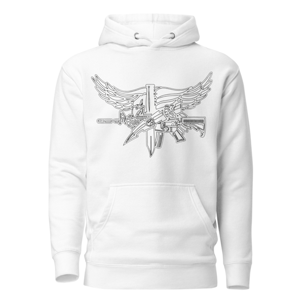 Unisex Hoodie - 1 - White