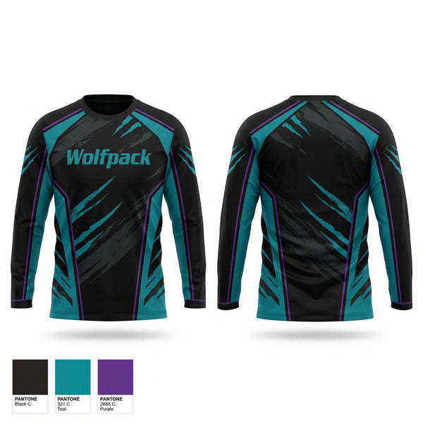 Long Sleeve Performance Shirt, Wolfpack, , Teamtime, Team time, sublimation, custom sports apparel, team uniforms, spirit wear, spiritwear, sports uniforms, custom shirts, team store, custom team store, fundraiser sports, apparel fundraiser