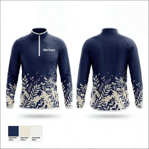 Quarter Zip Jacket, Mariners, Baseball, Teamtime, Team time, sublimation, custom sports apparel, team uniforms, spirit wear, spiritwear, sports uniforms, custom shirts, team store, custom team store, fundraiser sports, apparel fundraiser