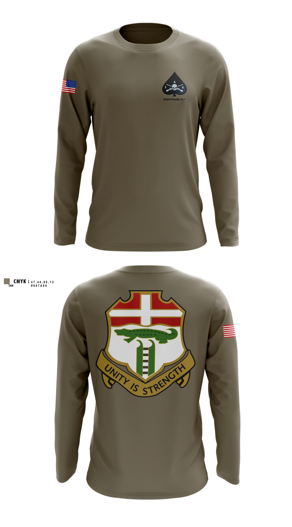 Long Sleeve Performance Shirt, 1-6 infantry regiment, Army, Teamtime, Team time, sublimation, custom sports apparel, team uniforms, spirit wear, spiritwear, sports uniforms, custom shirts, team store, custom team store, fundraiser sports, apparel fundraiser
