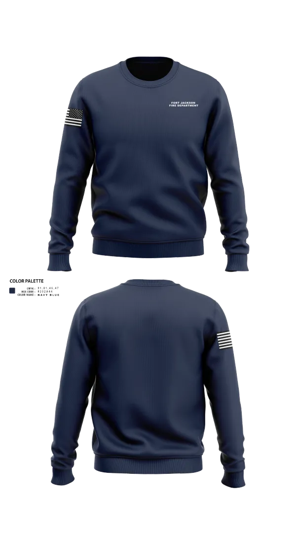 Crew Neck Sweatshirt, Fort Jackson Fire Department, , Teamtime, Team time, sublimation, custom sports apparel, team uniforms, spirit wear, spiritwear, sports uniforms, custom shirts, team store, custom team store, fundraiser sports, apparel fundraiser