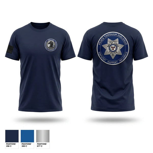 Old School Cotton Feel Shirt, Crisis Negotiations Unit, Police, Teamtime, Team time, sublimation, custom sports apparel, team uniforms, spirit wear, spiritwear, sports uniforms, custom shirts, team store, custom team store, fundraiser sports, apparel fundraiser