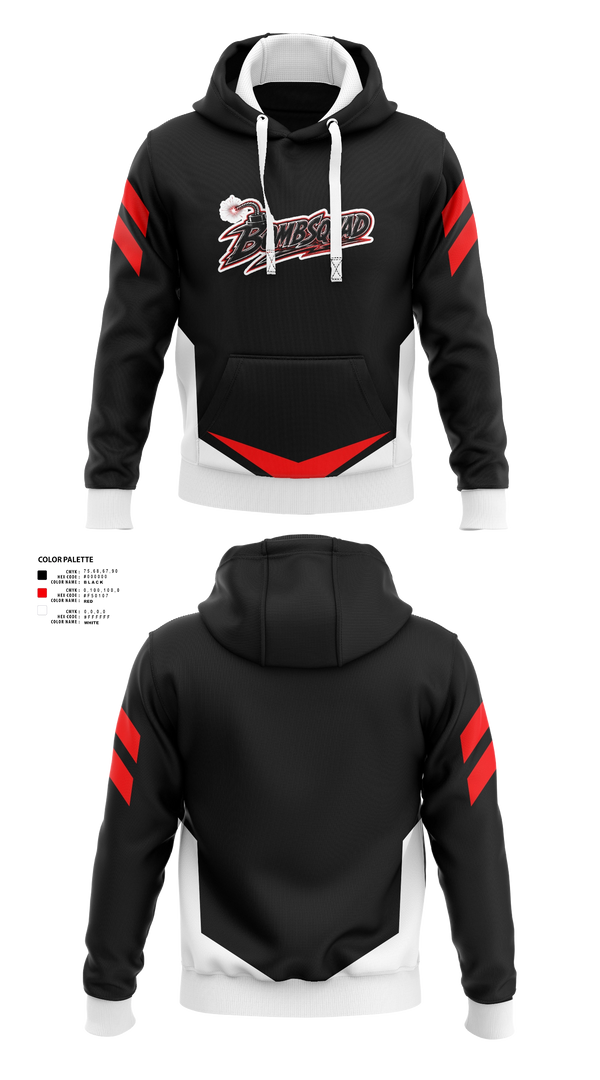 Hoodie, BombSquad, Baseball, Teamtime, Team time, sublimation, custom sports apparel, team uniforms, spirit wear, spiritwear, sports uniforms, custom shirts, team store, custom team store, fundraiser sports, apparel fundraiser