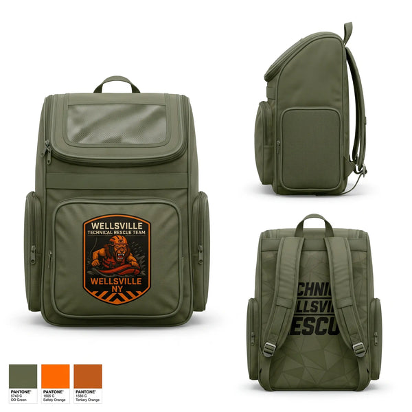 Gear Bag, Wellsville Technical Rescue Team, EMS/EMT, Teamtime, Team time, sublimation, custom sports apparel, team uniforms, spirit wear, spiritwear, sports uniforms, custom shirts, team store, custom team store, fundraiser sports, apparel fundraiser