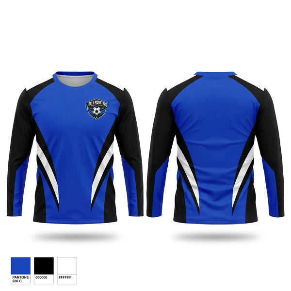 Long Sleeve Performance Shirt, Little Monsters Soccer Club, Men's Soccer, Teamtime, Team time, sublimation, custom sports apparel, team uniforms, spirit wear, spiritwear, sports uniforms, custom shirts, team store, custom team store, fundraiser sports, apparel fundraiser