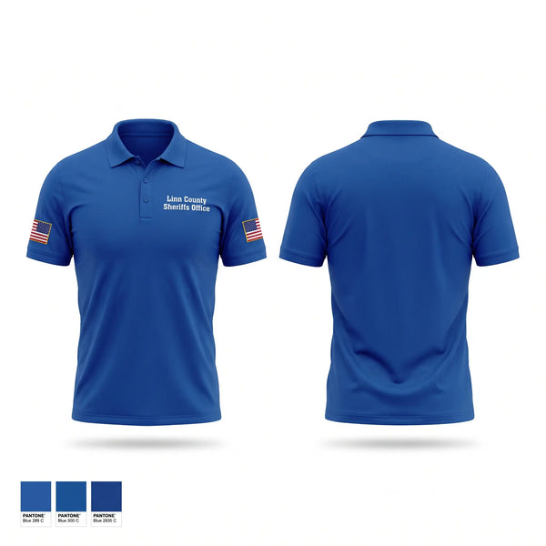 Short Sleeve Performance Polo, Linn County Sheriff’s Office, Police, Teamtime, Team time, sublimation, custom sports apparel, team uniforms, spirit wear, spiritwear, sports uniforms, custom shirts, team store, custom team store, fundraiser sports, apparel fundraiser