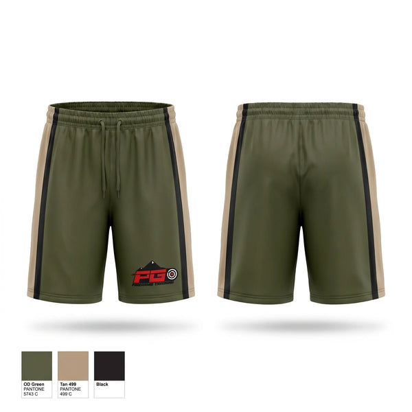 Athletic Shorts With Pockets, PG FIREARMS TRAINING L.L.C., , Teamtime, Team time, sublimation, custom sports apparel, team uniforms, spirit wear, spiritwear, sports uniforms, custom shirts, team store, custom team store, fundraiser sports, apparel fundraiser