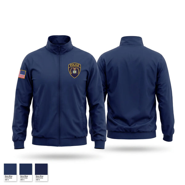 Windbreaker, MSU Police, Police, Teamtime, Team time, sublimation, custom sports apparel, team uniforms, spirit wear, spiritwear, sports uniforms, custom shirts, team store, custom team store, fundraiser sports, apparel fundraiser