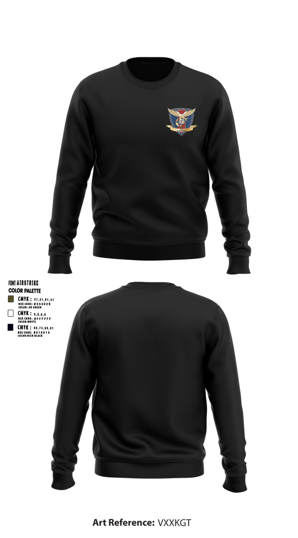 Crew Neck Sweatshirt, RS Albany, Marines, Teamtime, Team time, sublimation, custom sports apparel, team uniforms, spirit wear, spiritwear, sports uniforms, custom shirts, team store, custom team store, fundraiser sports, apparel fundraiser