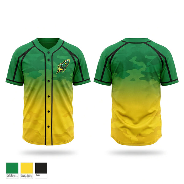 Full Button Baseball Jersey, Jr.Rockets Baseball Club, Baseball, Teamtime, Team time, sublimation, custom sports apparel, team uniforms, spirit wear, spiritwear, sports uniforms, custom shirts, team store, custom team store, fundraiser sports, apparel fundraiser