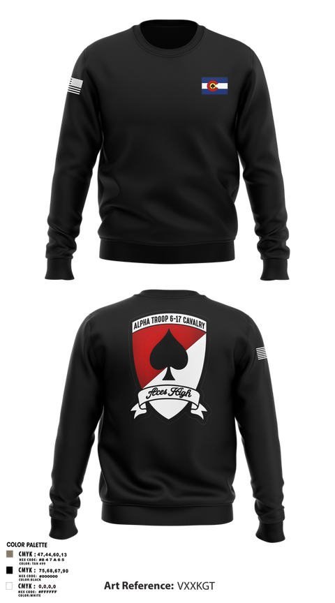 Crew Neck Sweatshirt, A-TRP 6-17 ACS, , Teamtime, Team time, sublimation, custom sports apparel, team uniforms, spirit wear, spiritwear, sports uniforms, custom shirts, team store, custom team store, fundraiser sports, apparel fundraiser