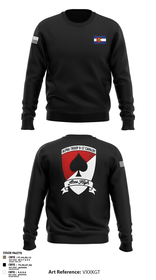 Crew Neck Sweatshirt, A-TRP 6-17 ACS, , Teamtime, Team time, sublimation, custom sports apparel, team uniforms, spirit wear, spiritwear, sports uniforms, custom shirts, team store, custom team store, fundraiser sports, apparel fundraiser