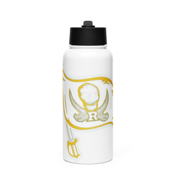 Burney Raiders 23798887 Stainless Steel Water Bottle with a Straw Lid