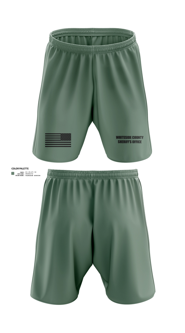 Athletic Shorts With Pockets, Whiteside County Sheriff's Office, Police, Teamtime, Team time, sublimation, custom sports apparel, team uniforms, spirit wear, spiritwear, sports uniforms, custom shirts, team store, custom team store, fundraiser sports, apparel fundraiser
