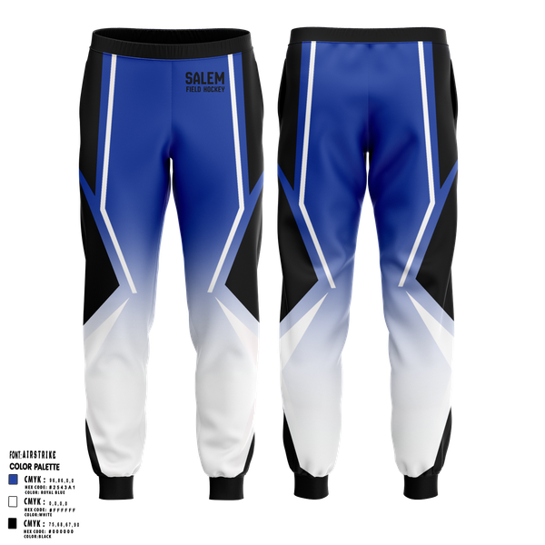 Joggers, Salem High School Field Hockey, Field Hockey, Teamtime, Team time, sublimation, custom sports apparel, team uniforms, spirit wear, spiritwear, sports uniforms, custom shirts, team store, custom team store, fundraiser sports, apparel fundraiser