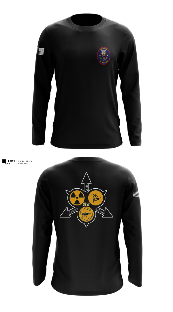 Long Sleeve Performance Shirt, , Army, Teamtime, Team time, sublimation, custom sports apparel, team uniforms, spirit wear, spiritwear, sports uniforms, custom shirts, team store, custom team store, fundraiser sports, apparel fundraiser