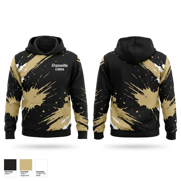 Hoodie, Crossville Lions, Baseball, Teamtime, Team time, sublimation, custom sports apparel, team uniforms, spirit wear, spiritwear, sports uniforms, custom shirts, team store, custom team store, fundraiser sports, apparel fundraiser