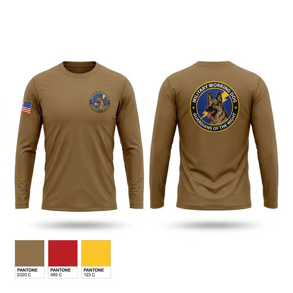 Long Sleeve Performance Shirt, 75 SFS MWD Section, Air Force, Teamtime, Team time, sublimation, custom sports apparel, team uniforms, spirit wear, spiritwear, sports uniforms, custom shirts, team store, custom team store, fundraiser sports, apparel fundraiser