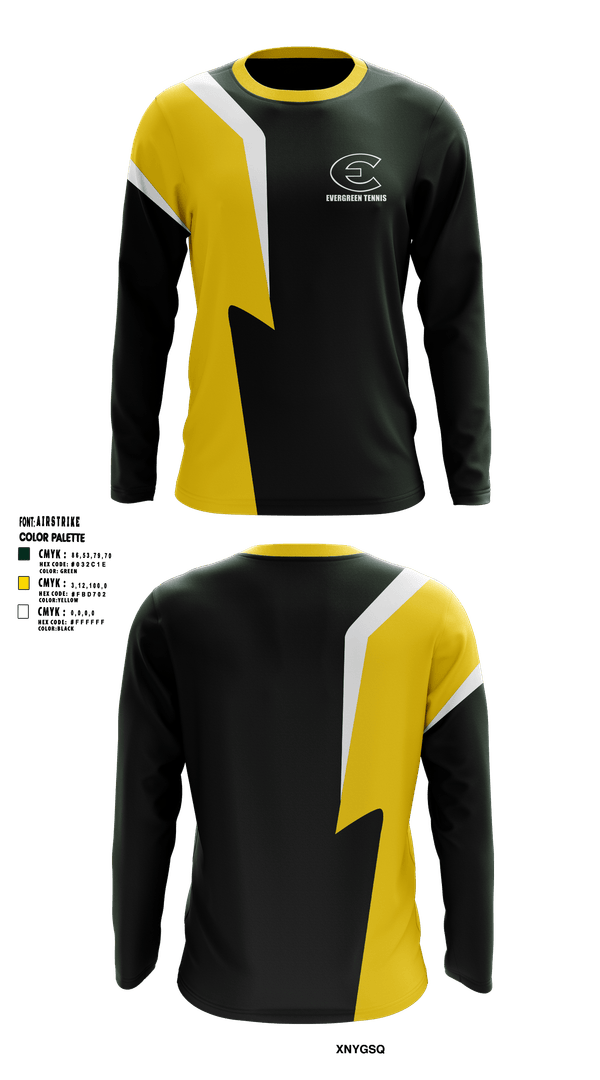 Long Sleeve Performance Shirt, Evergreen High School Tennis, Tennis, Teamtime, Team time, sublimation, custom sports apparel, team uniforms, spirit wear, spiritwear, sports uniforms, custom shirts, team store, custom team store, fundraiser sports, apparel fundraiser