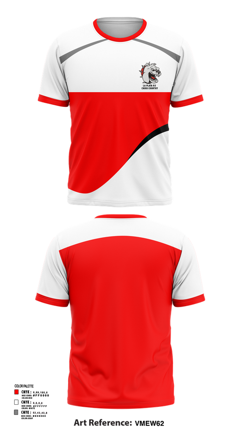 Short Sleeve Performance Shirt, La Plata R-2 Cross Country, Cross Country, Teamtime, Team time, sublimation, custom sports apparel, team uniforms, spirit wear, spiritwear, sports uniforms, custom shirts, team store, custom team store, fundraiser sports, apparel fundraiser
