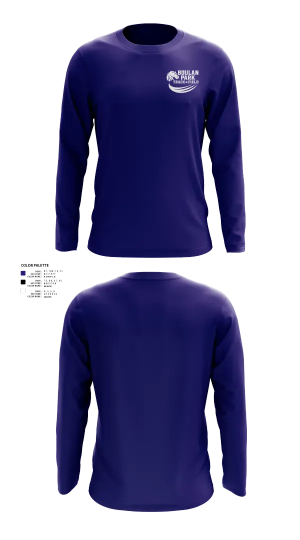 Long Sleeve Performance Shirt, Boulan Park Broncos, Track & Field, Teamtime, Team time, sublimation, custom sports apparel, team uniforms, spirit wear, spiritwear, sports uniforms, custom shirts, team store, custom team store, fundraiser sports, apparel fundraiser