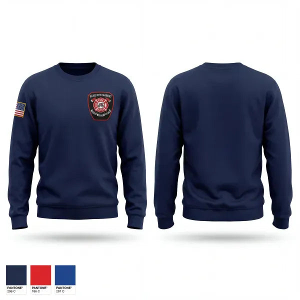 Crew Neck Sweatshirt, Elko New Market FD, Fire Department, Teamtime, Team time, sublimation, custom sports apparel, team uniforms, spirit wear, spiritwear, sports uniforms, custom shirts, team store, custom team store, fundraiser sports, apparel fundraiser