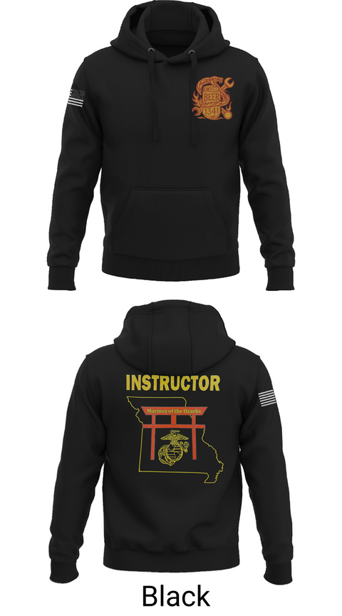 Hoodie, BEER, Marines, Teamtime, Team time, sublimation, custom sports apparel, team uniforms, spirit wear, spiritwear, sports uniforms, custom shirts, team store, custom team store, fundraiser sports, apparel fundraiser