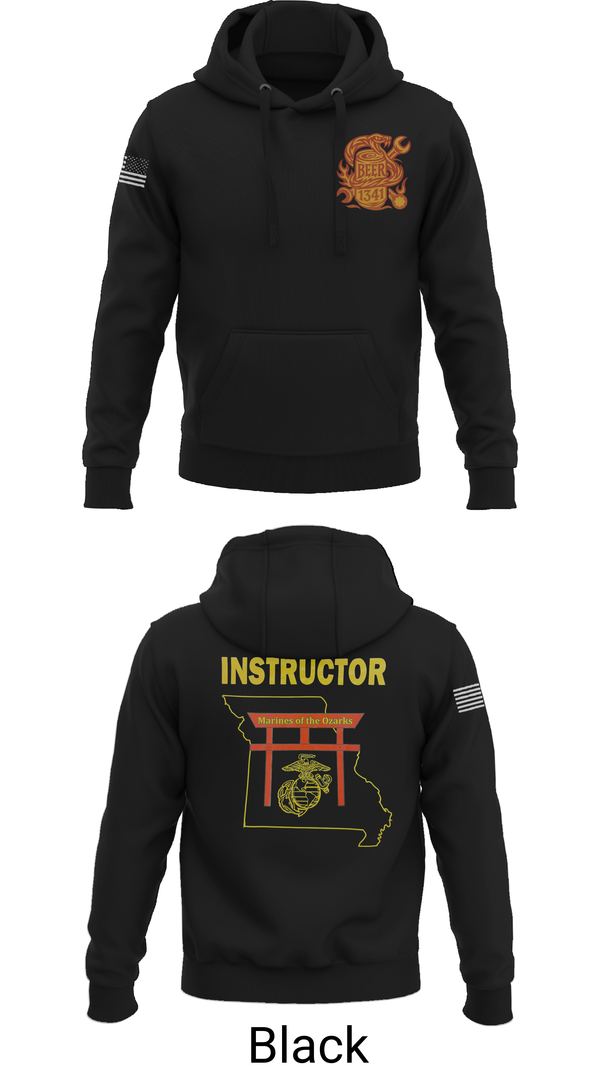 Hoodie, BEER, Marines, Teamtime, Team time, sublimation, custom sports apparel, team uniforms, spirit wear, spiritwear, sports uniforms, custom shirts, team store, custom team store, fundraiser sports, apparel fundraiser