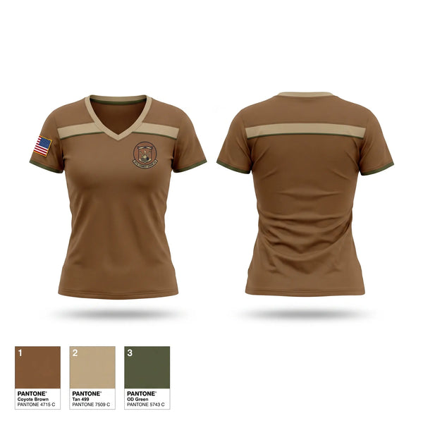 Womens Short Sleeve Vneck Shirt, 35 Combat Comm, Air Force, Teamtime, Team time, sublimation, custom sports apparel, team uniforms, spirit wear, spiritwear, sports uniforms, custom shirts, team store, custom team store, fundraiser sports, apparel fundraiser