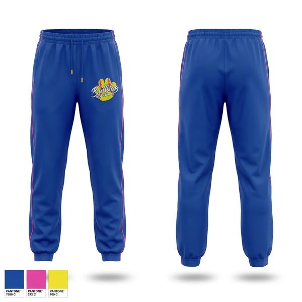 Sweatpants, Bulldogs, Softball, Teamtime, Team time, sublimation, custom sports apparel, team uniforms, spirit wear, spiritwear, sports uniforms, custom shirts, team store, custom team store, fundraiser sports, apparel fundraiser