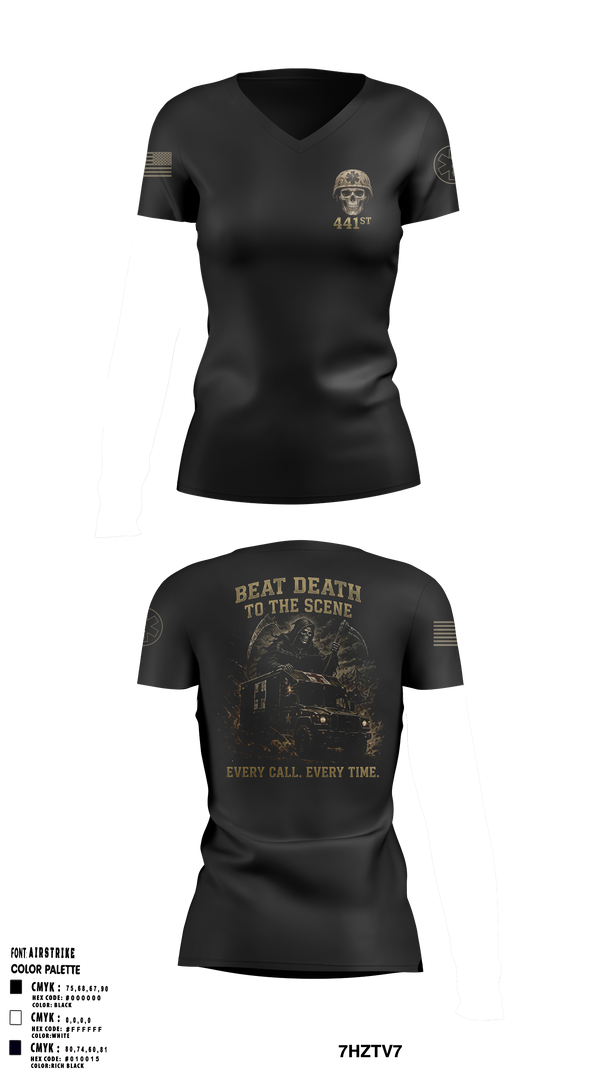 Womens Short Sleeve Vneck Shirt, 441, Army, Teamtime, Team time, sublimation, custom sports apparel, team uniforms, spirit wear, spiritwear, sports uniforms, custom shirts, team store, custom team store, fundraiser sports, apparel fundraiser