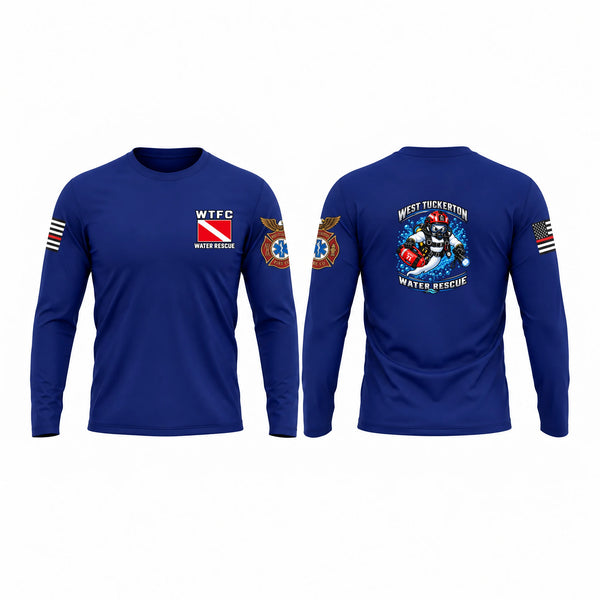 Long Sleeve Performance Shirt, West Tuckerton Fire Company, Fire Department, Teamtime, Team time, sublimation, custom sports apparel, team uniforms, spirit wear, spiritwear, sports uniforms, custom shirts, team store, custom team store, fundraiser sports, apparel fundraiser