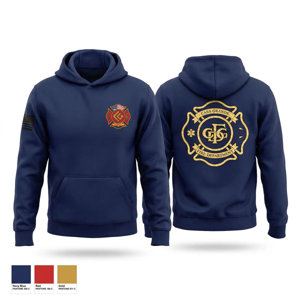 Hoodie, Casa Grande Fire Department, Fire Department, Teamtime, Team time, sublimation, custom sports apparel, team uniforms, spirit wear, spiritwear, sports uniforms, custom shirts, team store, custom team store, fundraiser sports, apparel fundraiser