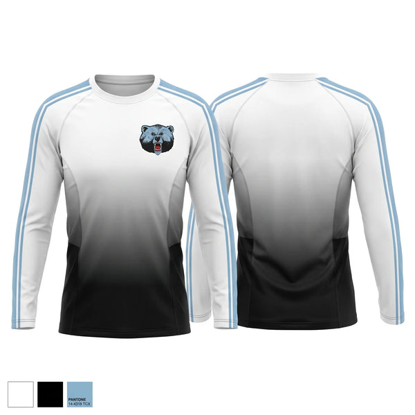 Long Sleeve Performance Shirt, Livingstone College Blue Bears, Track & Field, Teamtime, Team time, sublimation, custom sports apparel, team uniforms, spirit wear, spiritwear, sports uniforms, custom shirts, team store, custom team store, fundraiser sports, apparel fundraiser