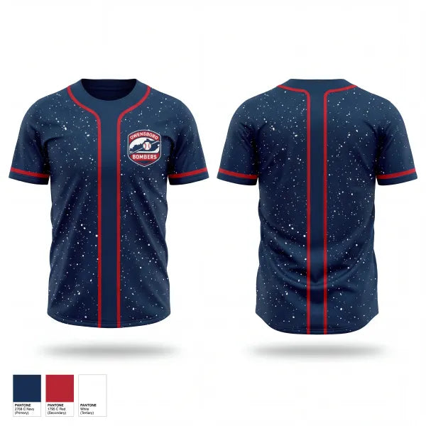 Short Sleeve Performance Shirt, Owensboro Bombers, Baseball, Teamtime, Team time, sublimation, custom sports apparel, team uniforms, spirit wear, spiritwear, sports uniforms, custom shirts, team store, custom team store, fundraiser sports, apparel fundraiser