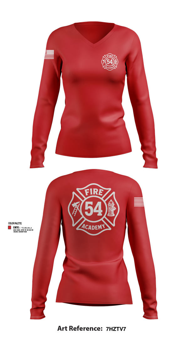 Womens Long Sleeve Vneck Shirt, Class #54, , Teamtime, Team time, sublimation, custom sports apparel, team uniforms, spirit wear, spiritwear, sports uniforms, custom shirts, team store, custom team store, fundraiser sports, apparel fundraiser
