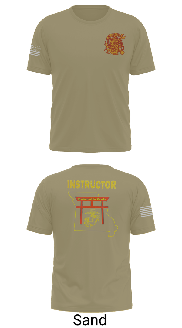 Short Sleeve Performance Shirt, BEER, Marines, Teamtime, Team time, sublimation, custom sports apparel, team uniforms, spirit wear, spiritwear, sports uniforms, custom shirts, team store, custom team store, fundraiser sports, apparel fundraiser