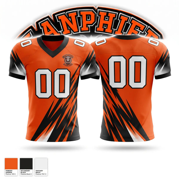 Football Jersey, Lanphier Lions, , Teamtime, Team time, sublimation, custom sports apparel, team uniforms, spirit wear, spiritwear, sports uniforms, custom shirts, team store, custom team store, fundraiser sports, apparel fundraiser