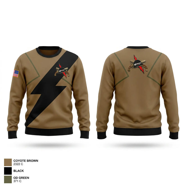 Crew Neck Sweatshirt, 527 Military Police Company, Army, Teamtime, Team time, sublimation, custom sports apparel, team uniforms, spirit wear, spiritwear, sports uniforms, custom shirts, team store, custom team store, fundraiser sports, apparel fundraiser