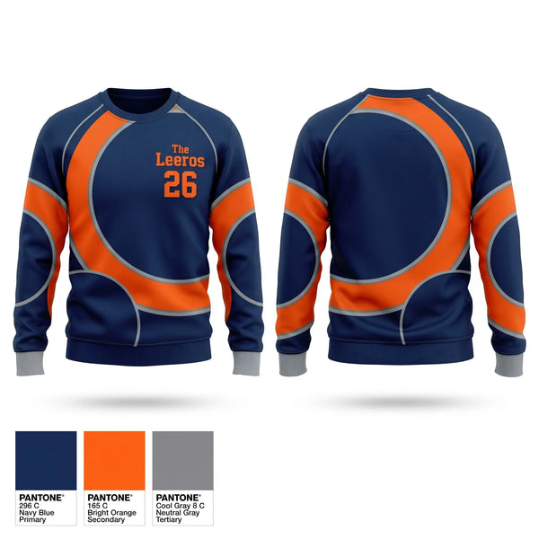 Crew Neck Sweatshirt, The Leñeros 26, Baseball, Teamtime, Team time, sublimation, custom sports apparel, team uniforms, spirit wear, spiritwear, sports uniforms, custom shirts, team store, custom team store, fundraiser sports, apparel fundraiser