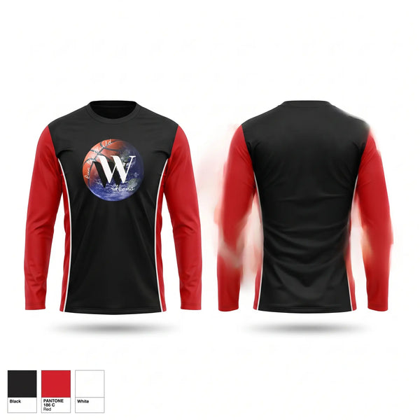 Long Sleeve Performance Shirt, WW Icons, Women's Basketball, Teamtime, Team time, sublimation, custom sports apparel, team uniforms, spirit wear, spiritwear, sports uniforms, custom shirts, team store, custom team store, fundraiser sports, apparel fundraiser