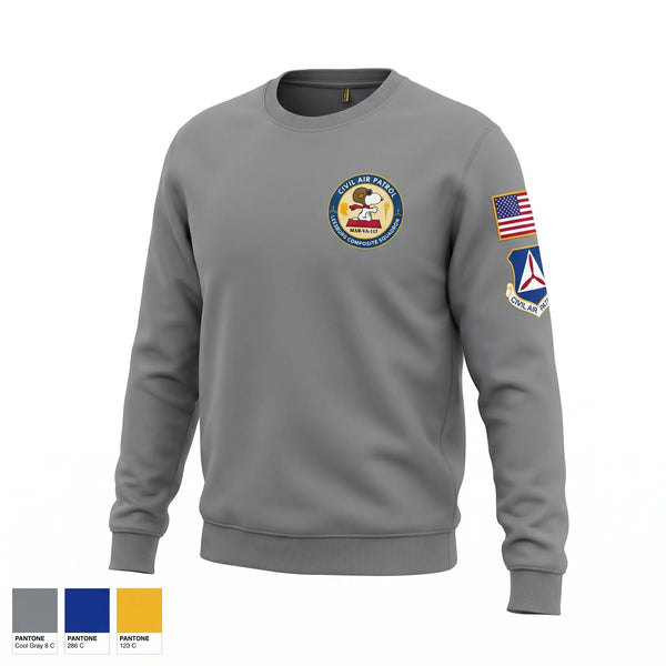 Crew Neck Sweatshirt, Leesburg Composite Squadron, Air Force, Teamtime, Team time, sublimation, custom sports apparel, team uniforms, spirit wear, spiritwear, sports uniforms, custom shirts, team store, custom team store, fundraiser sports, apparel fundraiser