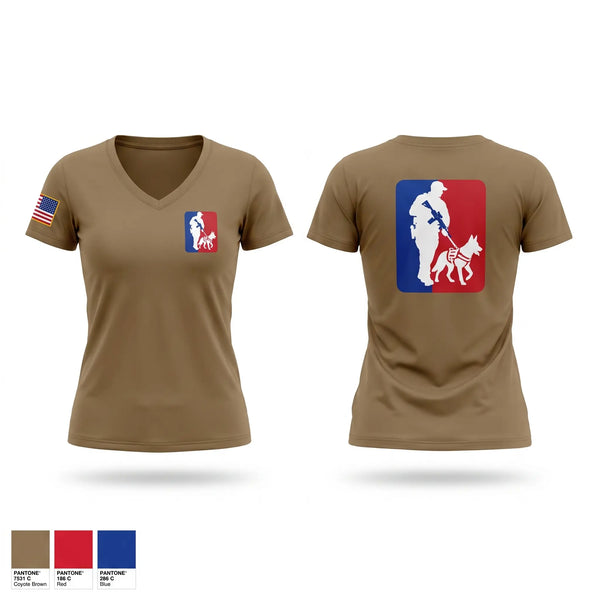 Womens Short Sleeve Vneck Shirt, G, Army, Teamtime, Team time, sublimation, custom sports apparel, team uniforms, spirit wear, spiritwear, sports uniforms, custom shirts, team store, custom team store, fundraiser sports, apparel fundraiser
