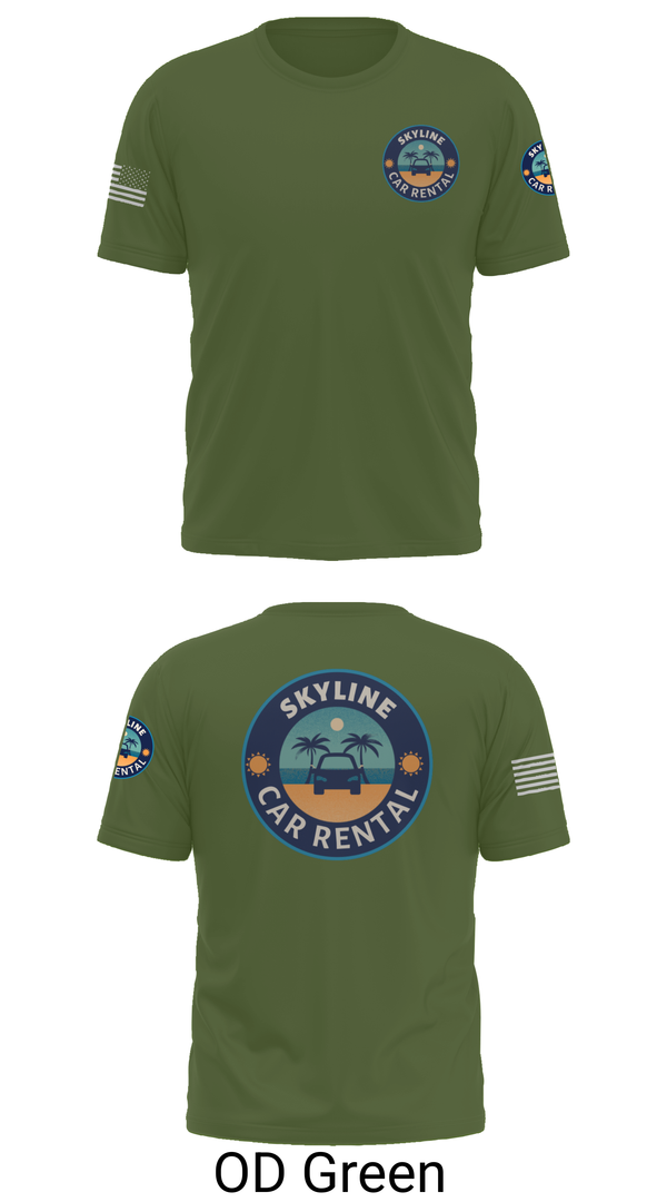 Short Sleeve Performance Shirt, Skyline Car Rental, Men's Basketball, Teamtime, Team time, sublimation, custom sports apparel, team uniforms, spirit wear, spiritwear, sports uniforms, custom shirts, team store, custom team store, fundraiser sports, apparel fundraiser