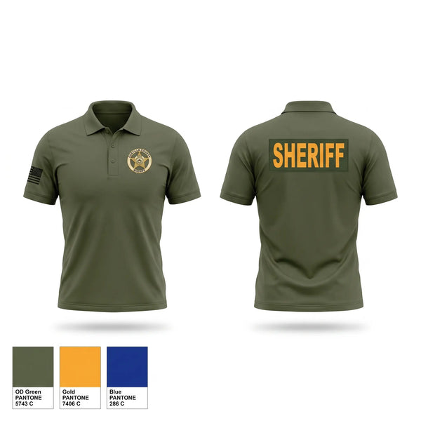 Short Sleeve Performance Polo, Costilla County Sheriff Office, Police, Teamtime, Team time, sublimation, custom sports apparel, team uniforms, spirit wear, spiritwear, sports uniforms, custom shirts, team store, custom team store, fundraiser sports, apparel fundraiser