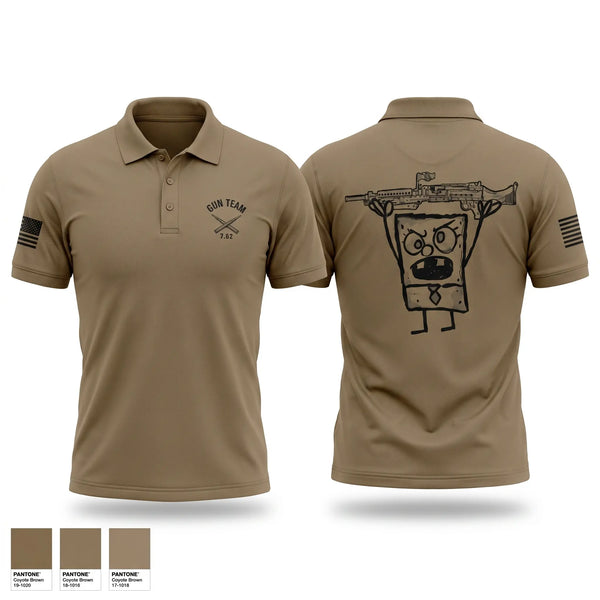 Short Sleeve Performance Polo, Bravo Co 1-167, National Guard, Teamtime, Team time, sublimation, custom sports apparel, team uniforms, spirit wear, spiritwear, sports uniforms, custom shirts, team store, custom team store, fundraiser sports, apparel fundraiser