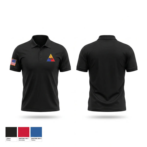 Short Sleeve Performance Polo, HSM Weapons School Atlantic, Navy, Teamtime, Team time, sublimation, custom sports apparel, team uniforms, spirit wear, spiritwear, sports uniforms, custom shirts, team store, custom team store, fundraiser sports, apparel fundraiser