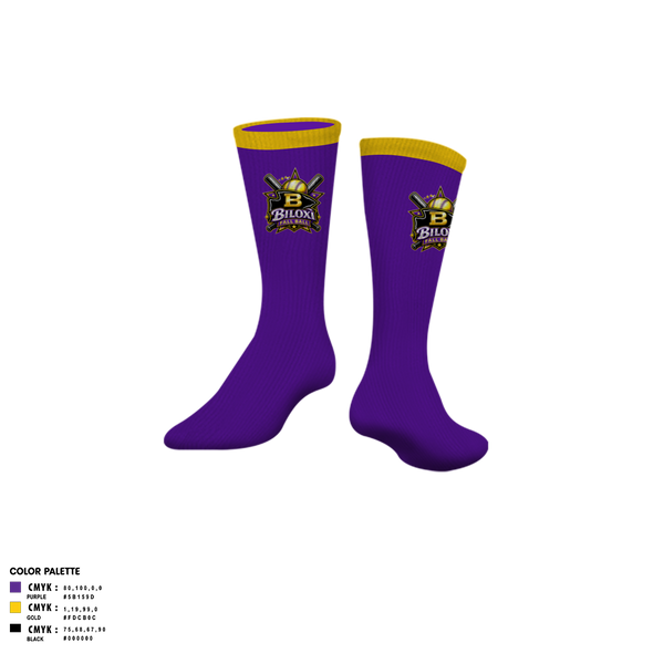 Custom Socks, Biloxi, Softball, Teamtime, Team time, sublimation, custom sports apparel, team uniforms, spirit wear, spiritwear, sports uniforms, custom shirts, team store, custom team store, fundraiser sports, apparel fundraiser