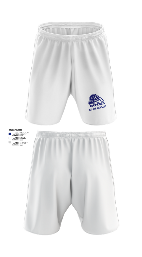 Athletic Shorts With Pockets, Salem High School Bowling, Bowling, Teamtime, Team time, sublimation, custom sports apparel, team uniforms, spirit wear, spiritwear, sports uniforms, custom shirts, team store, custom team store, fundraiser sports, apparel fundraiser